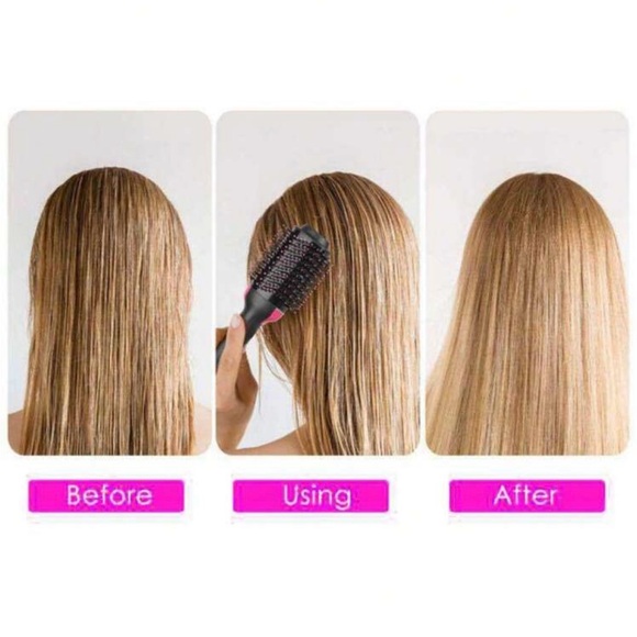 3 in 1 Hair Dryer Brush Blow Dryer with Comb One Step Hair Blower Brush Hot Air - Picture 8 of 10